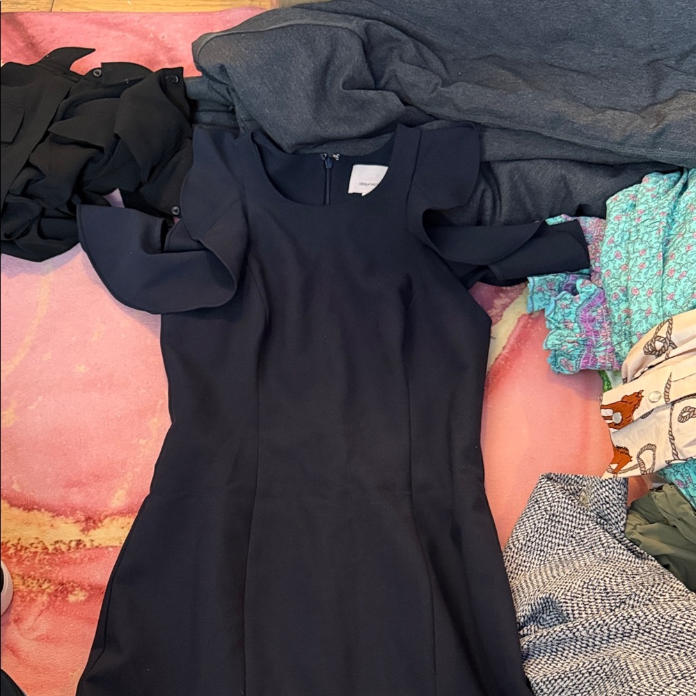 Elegant Navy Mini Dress